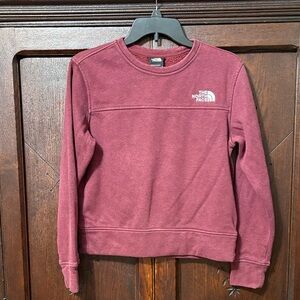 The North Face Maroon Crewneck Sweatshirt